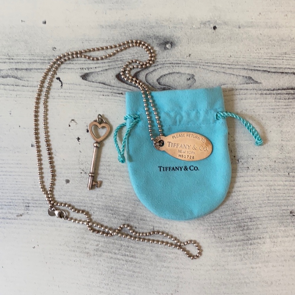 Return to Tiffany makers ID tag necklace